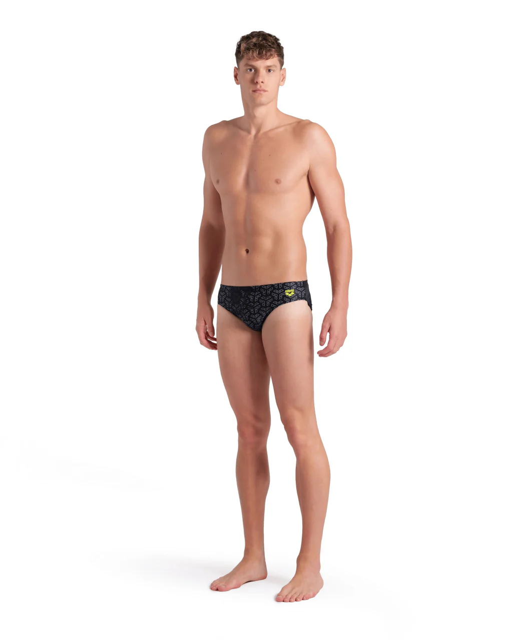 Bañador slip arena Performance para hombre Monogram - Negro Multi - Imagen 5