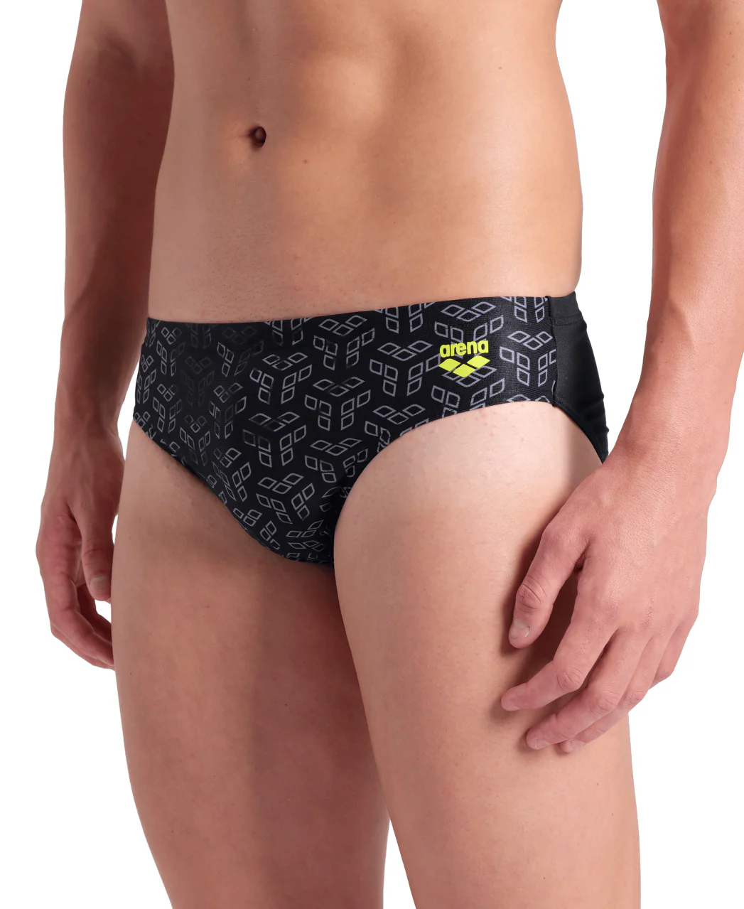 Bañador slip arena Performance para hombre Monogram - Negro Multi - Imagen 4