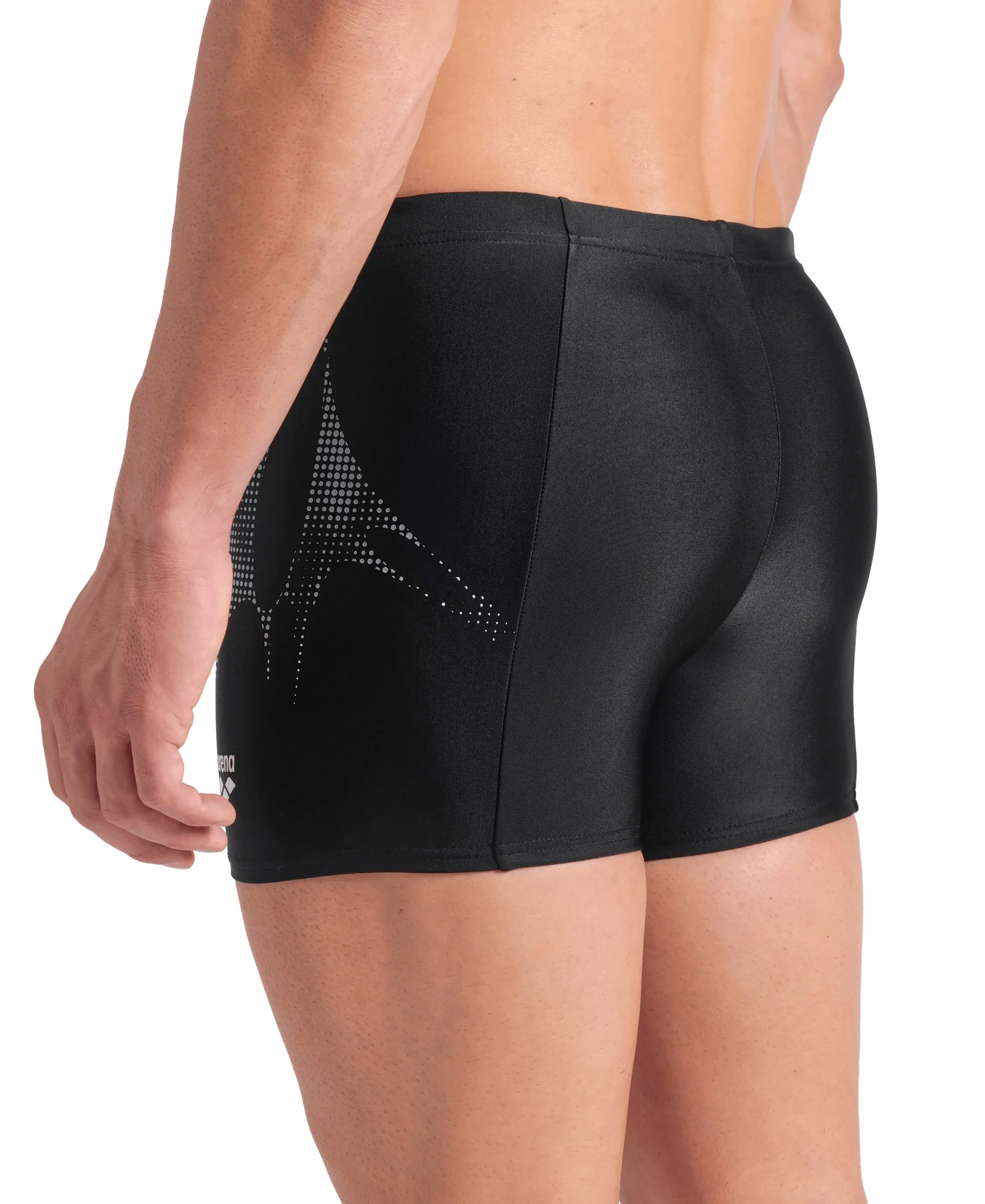 Bañador short arena Feel para hombre Spider Web Negro - Blanco - Imagen 5