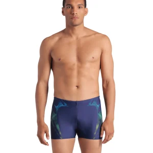 Bañador short arena Feel para hombre Spider Web - Marino