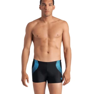 Bañador short arena Feel para hombre Openings - Negro/Turquesa