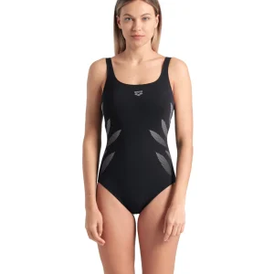 Bañador Shapewear arena para mujer Milena copa B  - Negro
