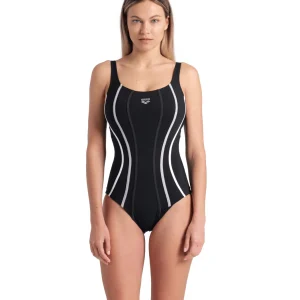 Bañador Shapewear arena para mujer Sofia copa B  - Negro Negro