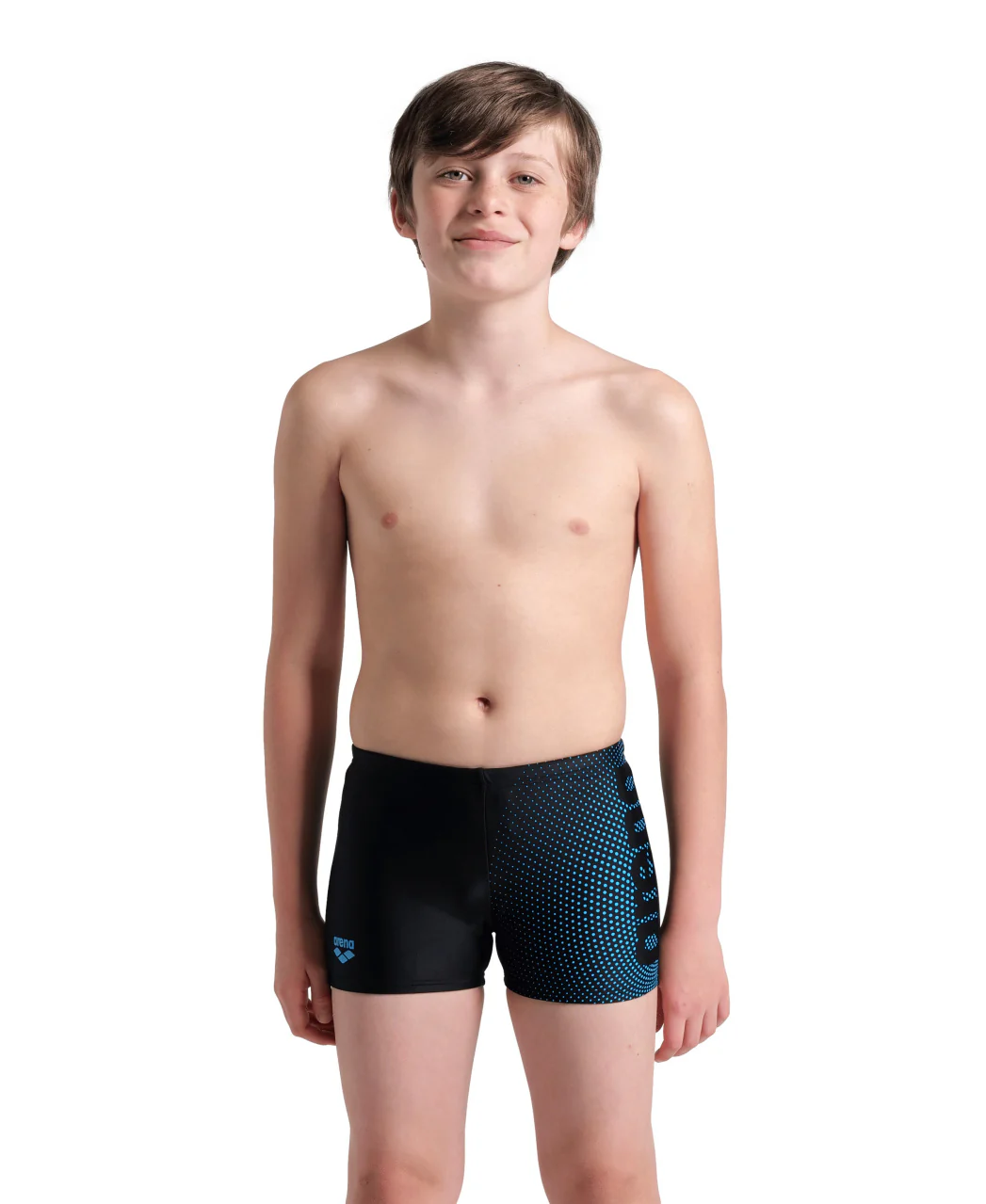 Bañador short arena Feel para niño Dim Light - Negro