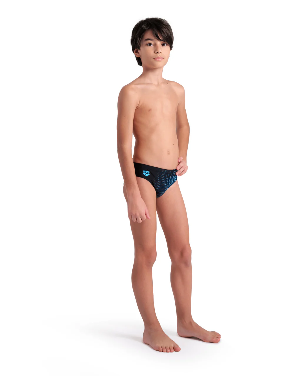 Bañador slip arena Feel para niño Dim Light - Negro - Imagen 5