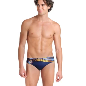 Bañador slip arena Performance para hombre Dreamline Marino - Multi