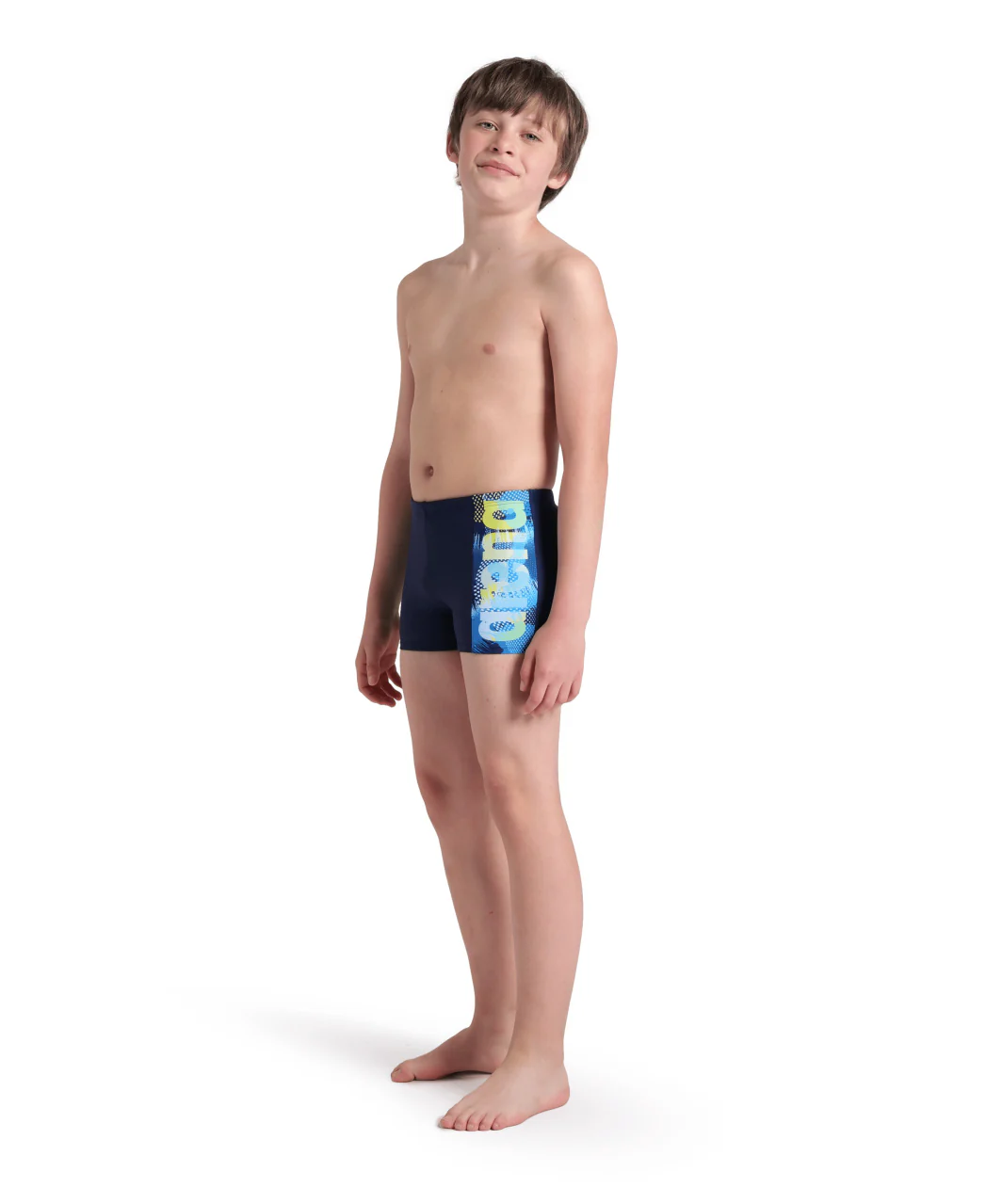 Bañador short arena Feel para niño Light Tricks - Marino/Multi - Imagen 5