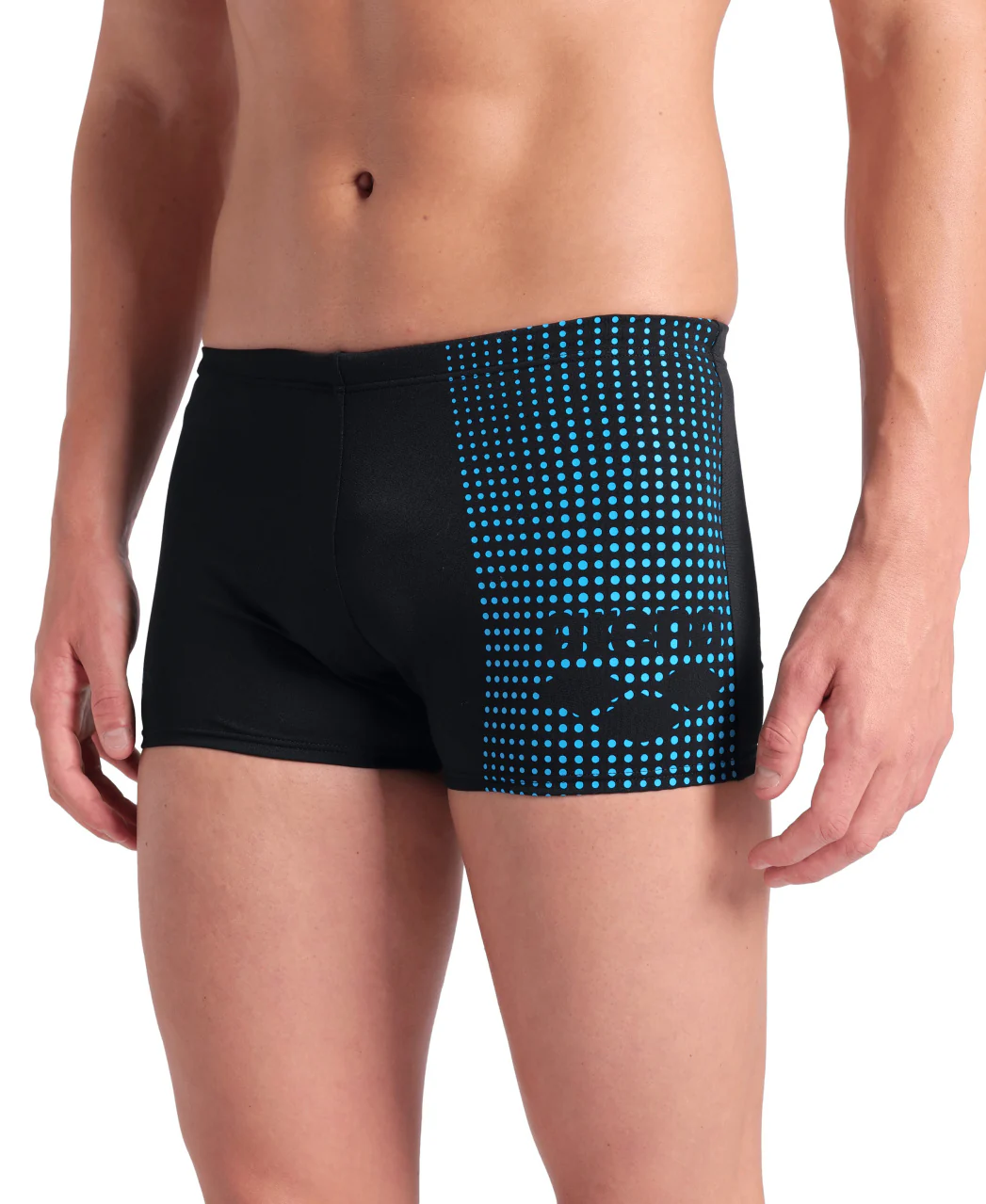 Bañador short arena Performance para hombre Foggy Dots - Negro - Imagen 5