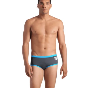 Bañador short de tiro bajo arena One para hombre Big Logo - Asfalto
