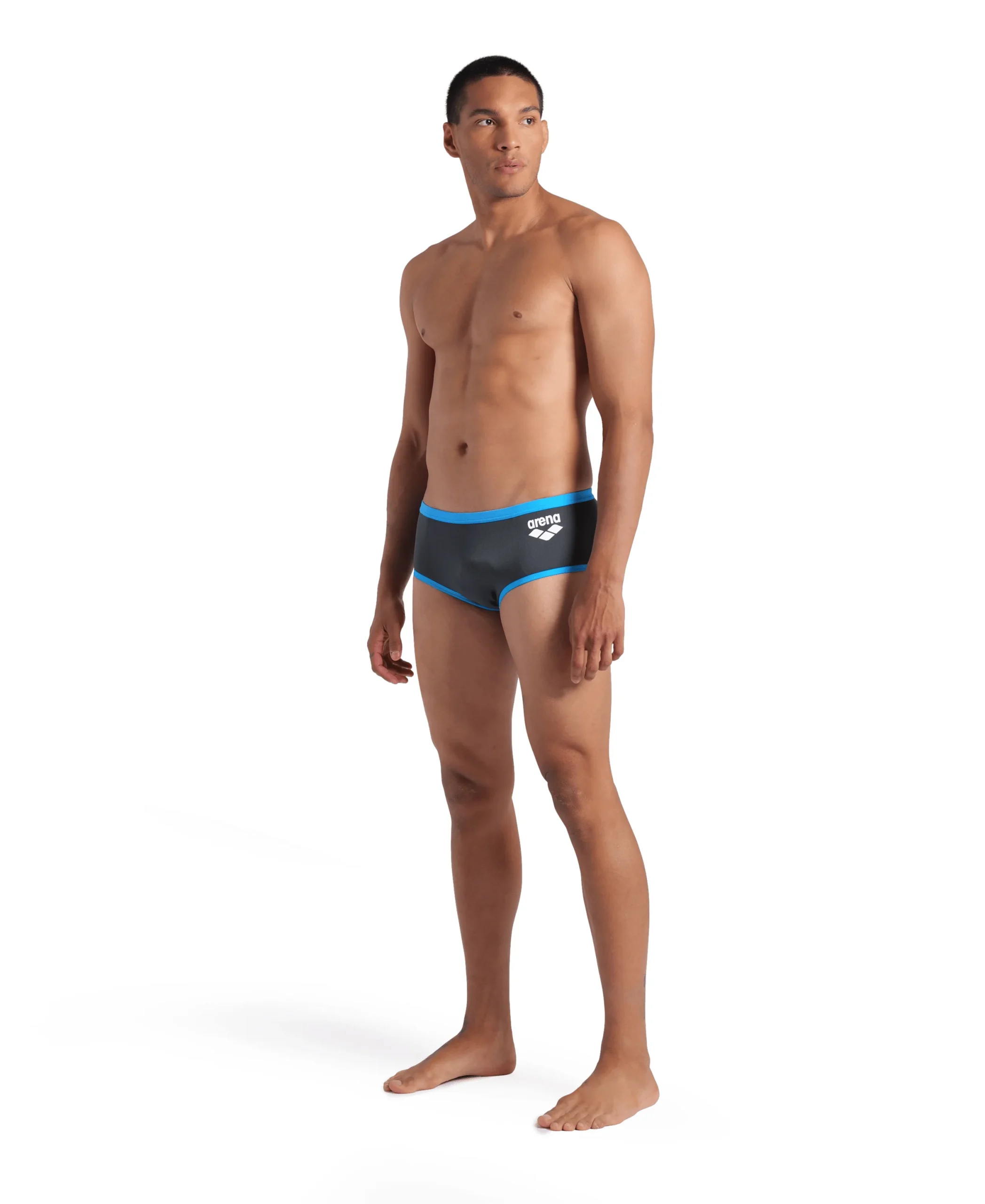 Bañador short de tiro bajo arena One para hombre Big Logo - Asfalto - Imagen 5
