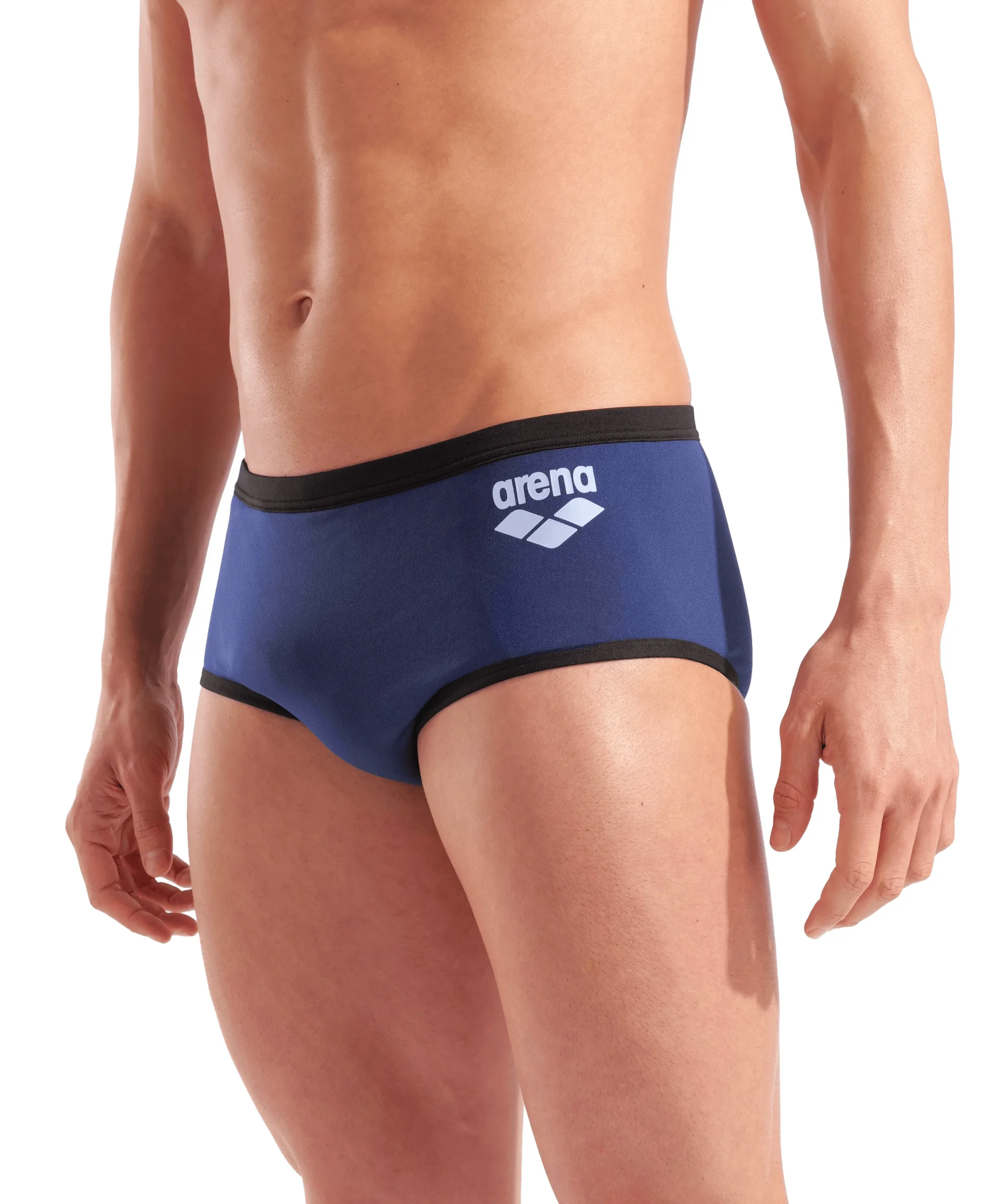 Bañador short de tiro bajo para hombre arena One Big Logo - Azul Marino/Negro - Imagen 4