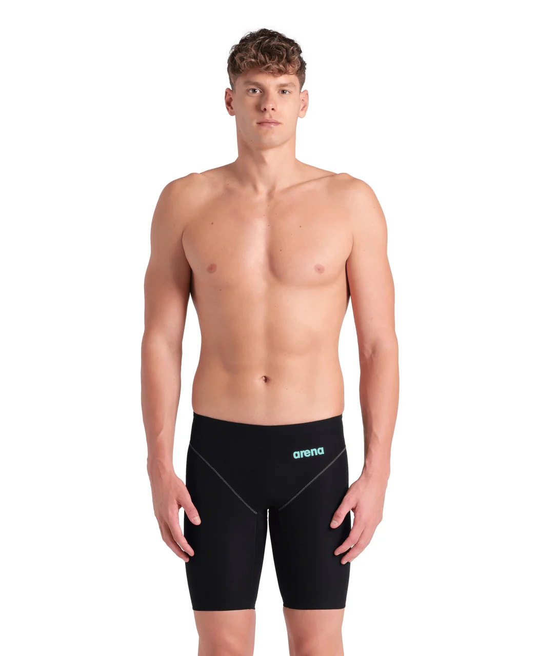 BAÑADOR POWERSKIN IMPULSO JAMMER para hombre- Negro/Verde Azulado