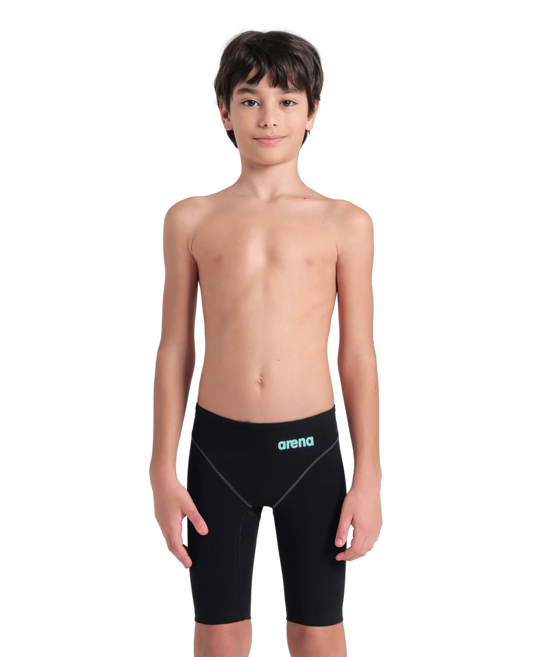 BAÑADOR POWERSKIN IMPULSO JAMMER JR para niño - Negro/Verde Azulado
