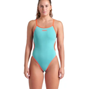Bañador arena Performance para mujer Solid Reversible Challenge Back Agua - Ciruela