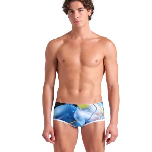Bañador corto de tiro bajo arena One para hombre Print Negro Multi