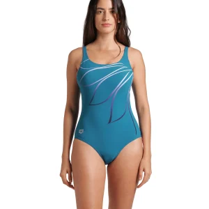 Bañador Shapewear arena para mujer Giorgia  Verde Azul