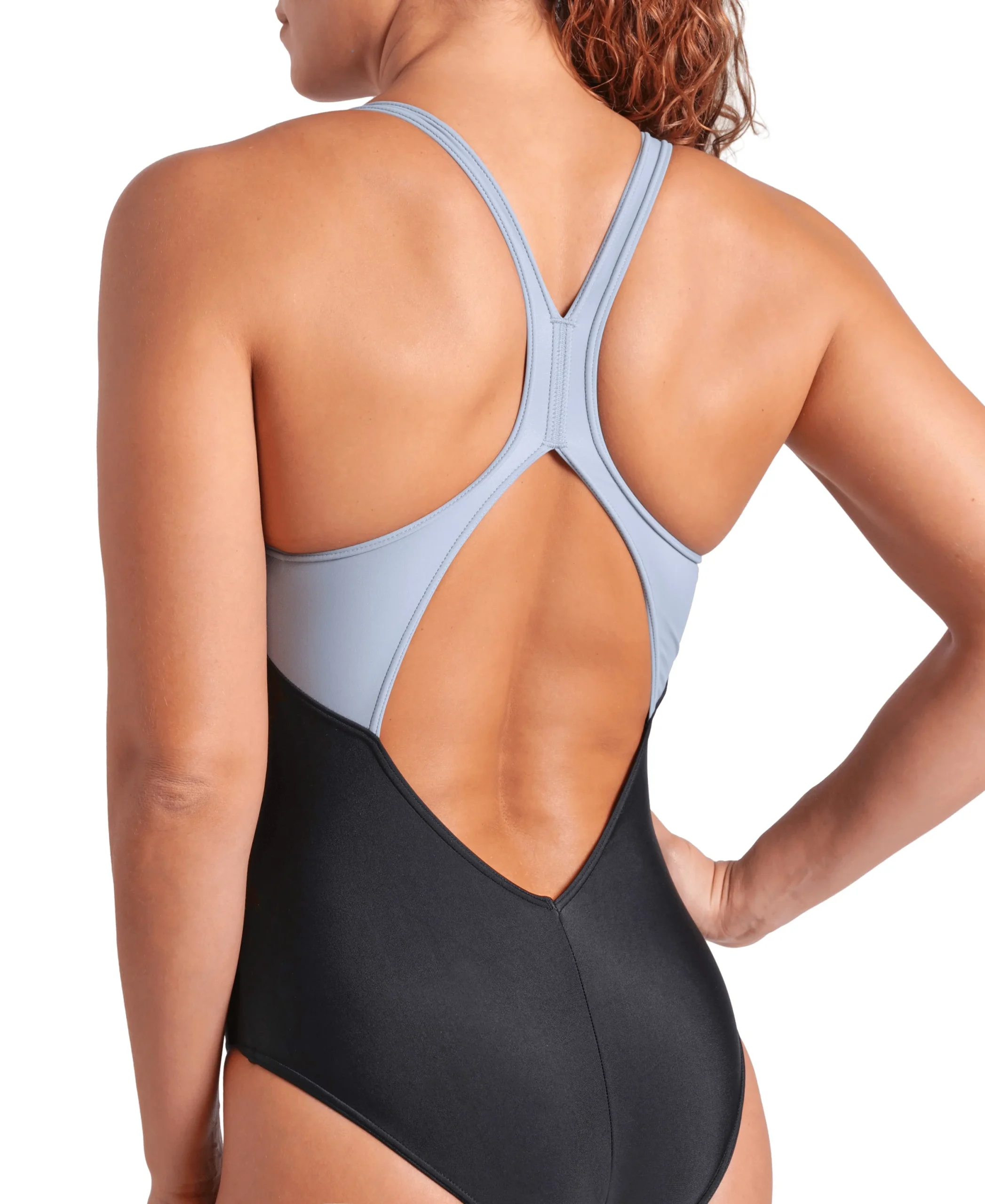 Bañador arena Feel para mujer Bright Glare V Back Negro - Espuma De Mar - Imagen 5