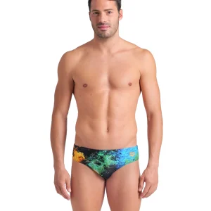 Bañador slip arena Feel para hombre Vibrant Negro - Negro