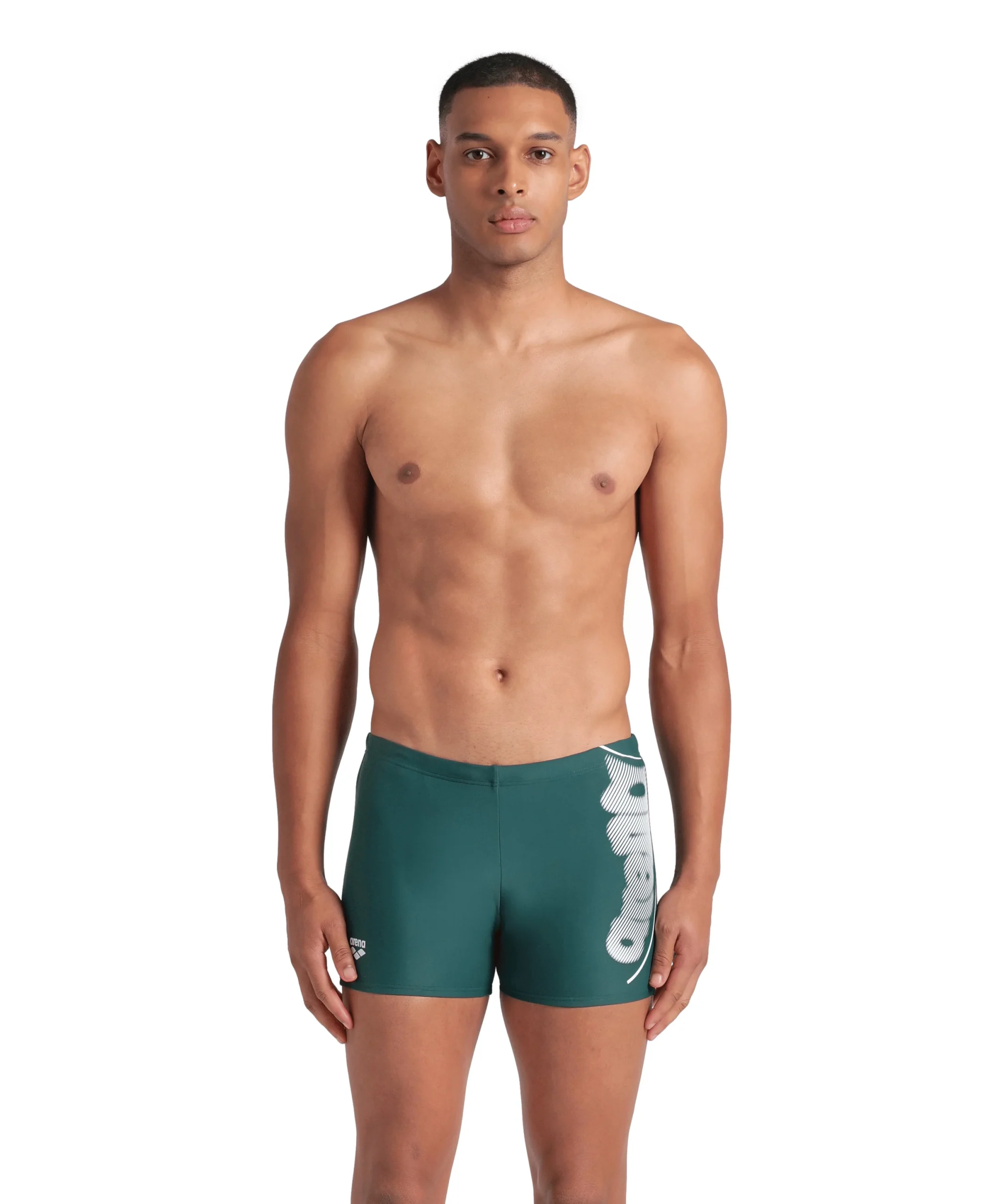 Bañador short arena Feel para hombre Bright Glare Manglar - Blanco