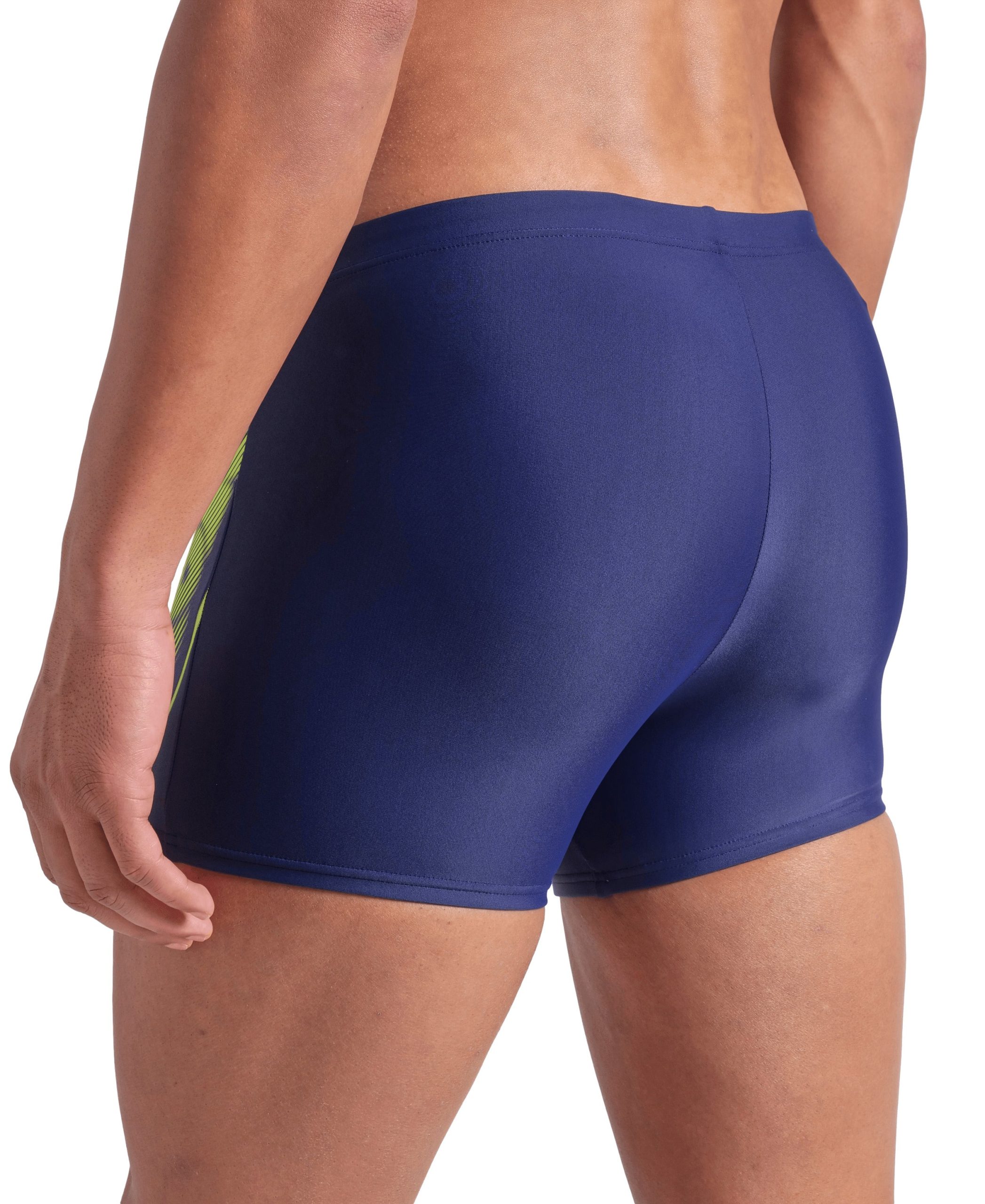 Bañador short arena Feel para hombre Bright Glare Marino - Lima Ártica - Imagen 5
