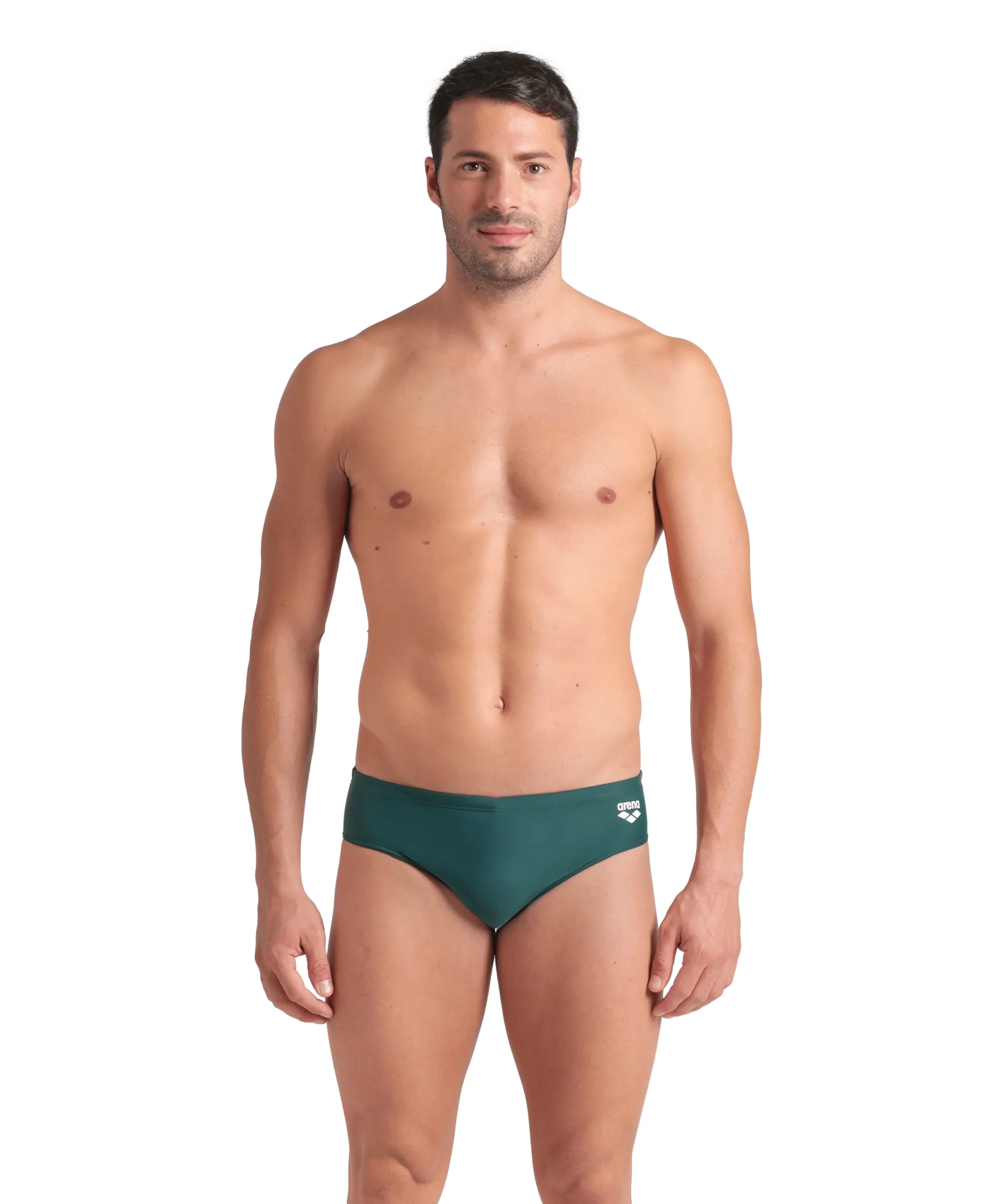 Bañador slip arena Feel para hombre Bright Glare Manglar - Blanco