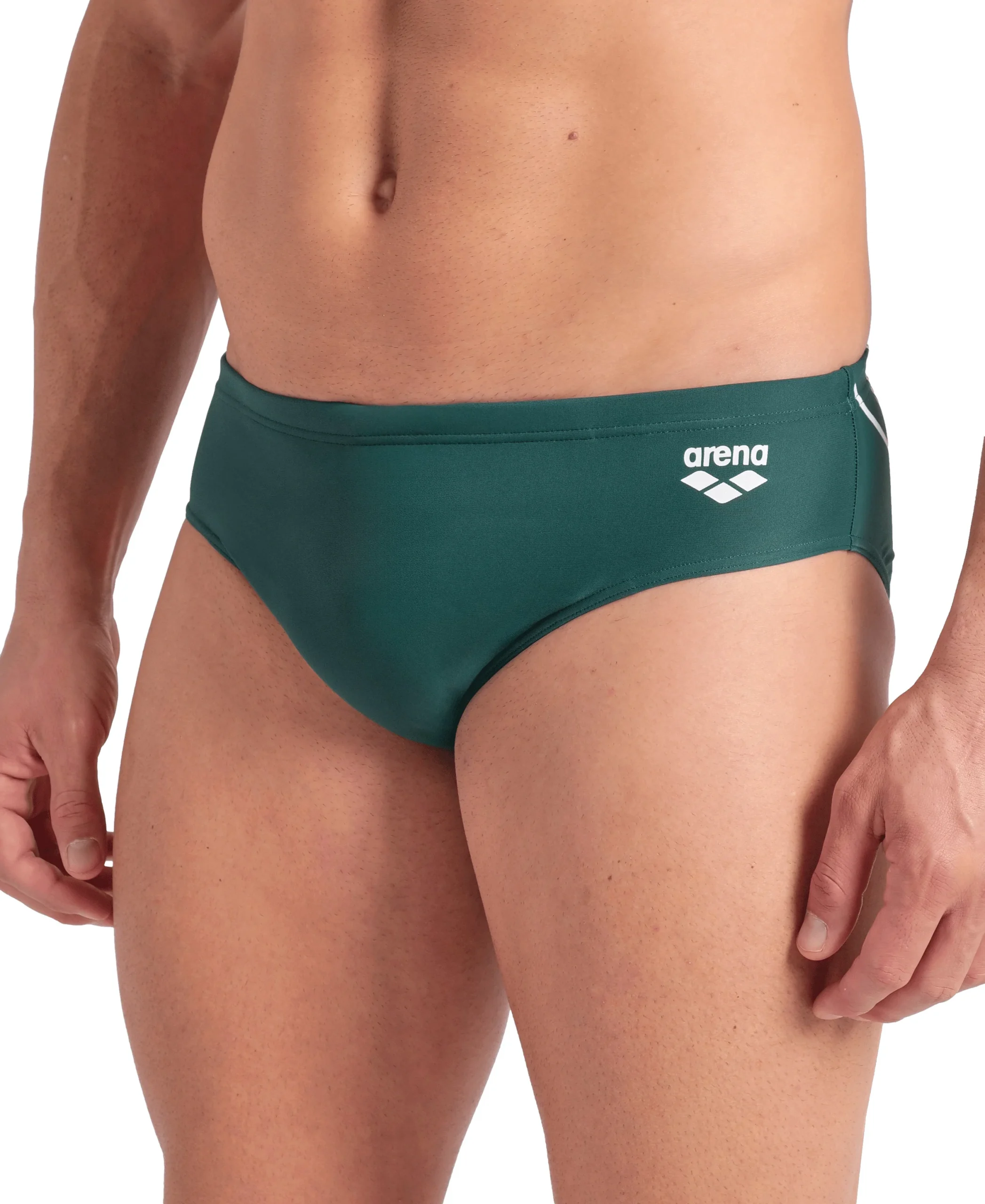 Bañador slip arena Feel para hombre Bright Glare Manglar - Blanco - Imagen 4