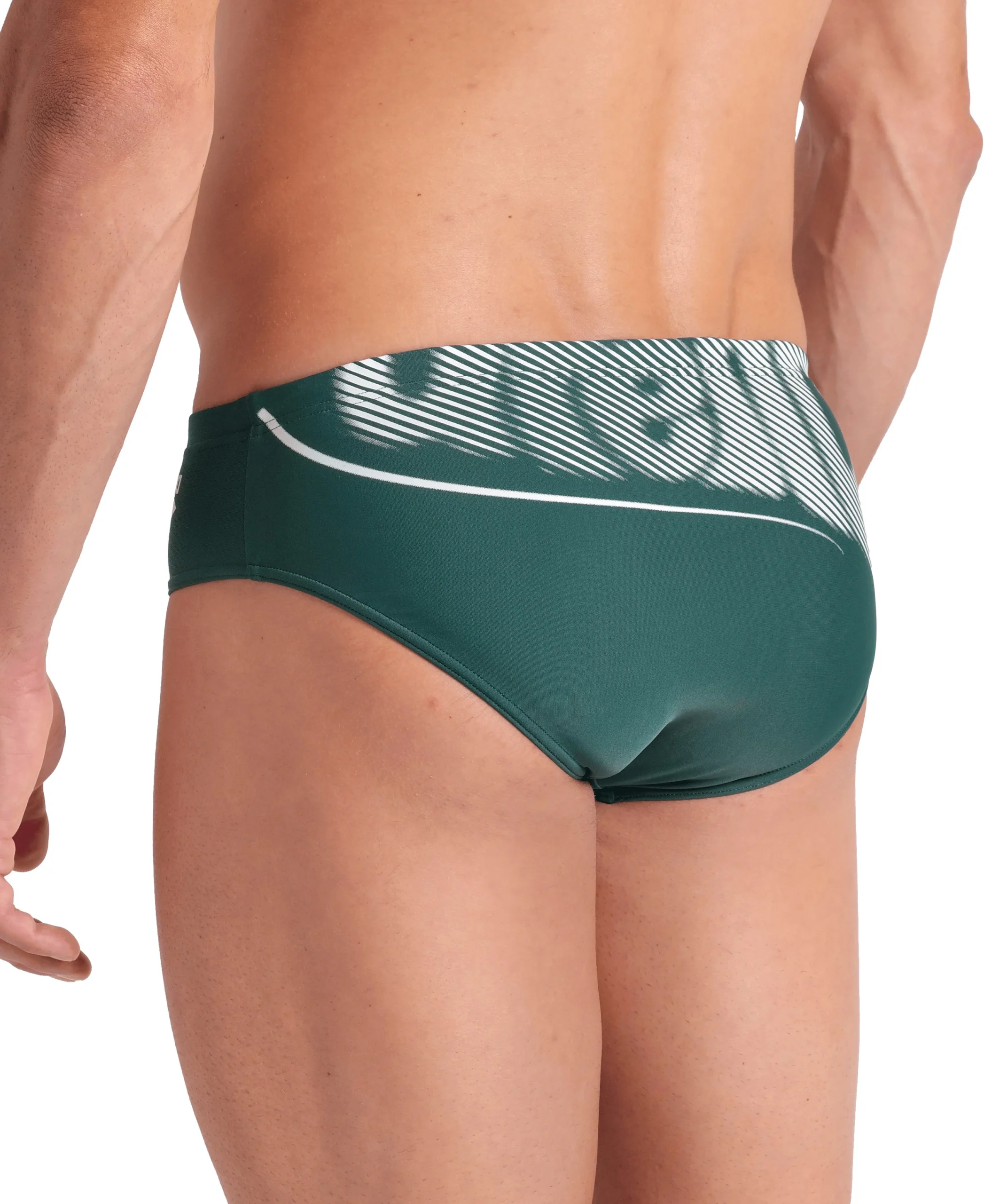 Bañador slip arena Feel para hombre Bright Glare Manglar - Blanco - Imagen 3