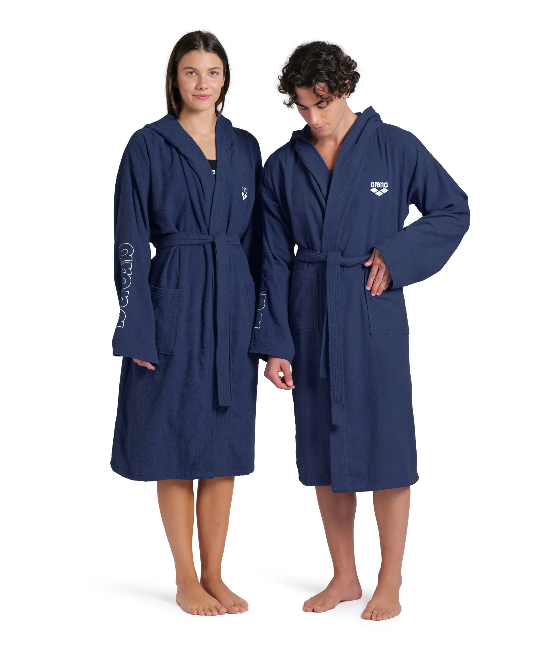 Albornoz arena unisex Zeppelin Light Marino - Blanco