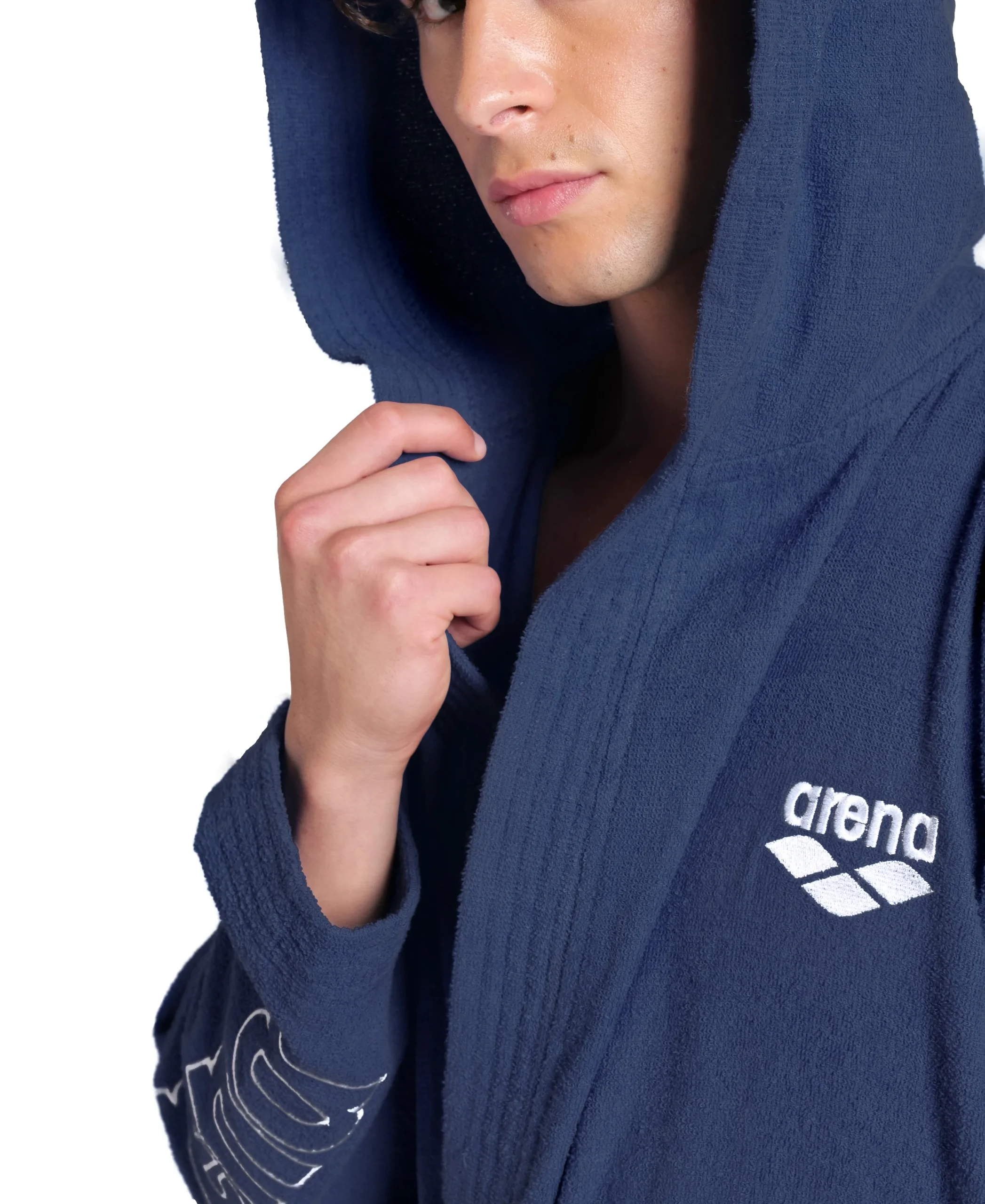 Albornoz arena unisex Zeppelin Light Marino - Blanco - Imagen 6