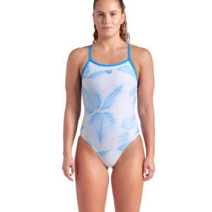 Bañador arena Performance para mujer Frozen Leave Lightdrop Back Blanco Multi