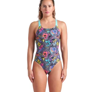 Bañador arena Performance para mujer Vivid Repeat Swim Pro Back Gran Multi