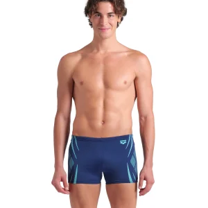 Bañador corto arena Performance para hombre Poseidonia Azul Marino - Agua