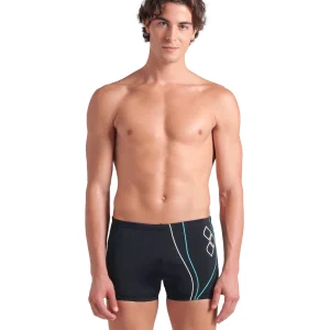 Bañador short arena Performance para hombre Trail Negro