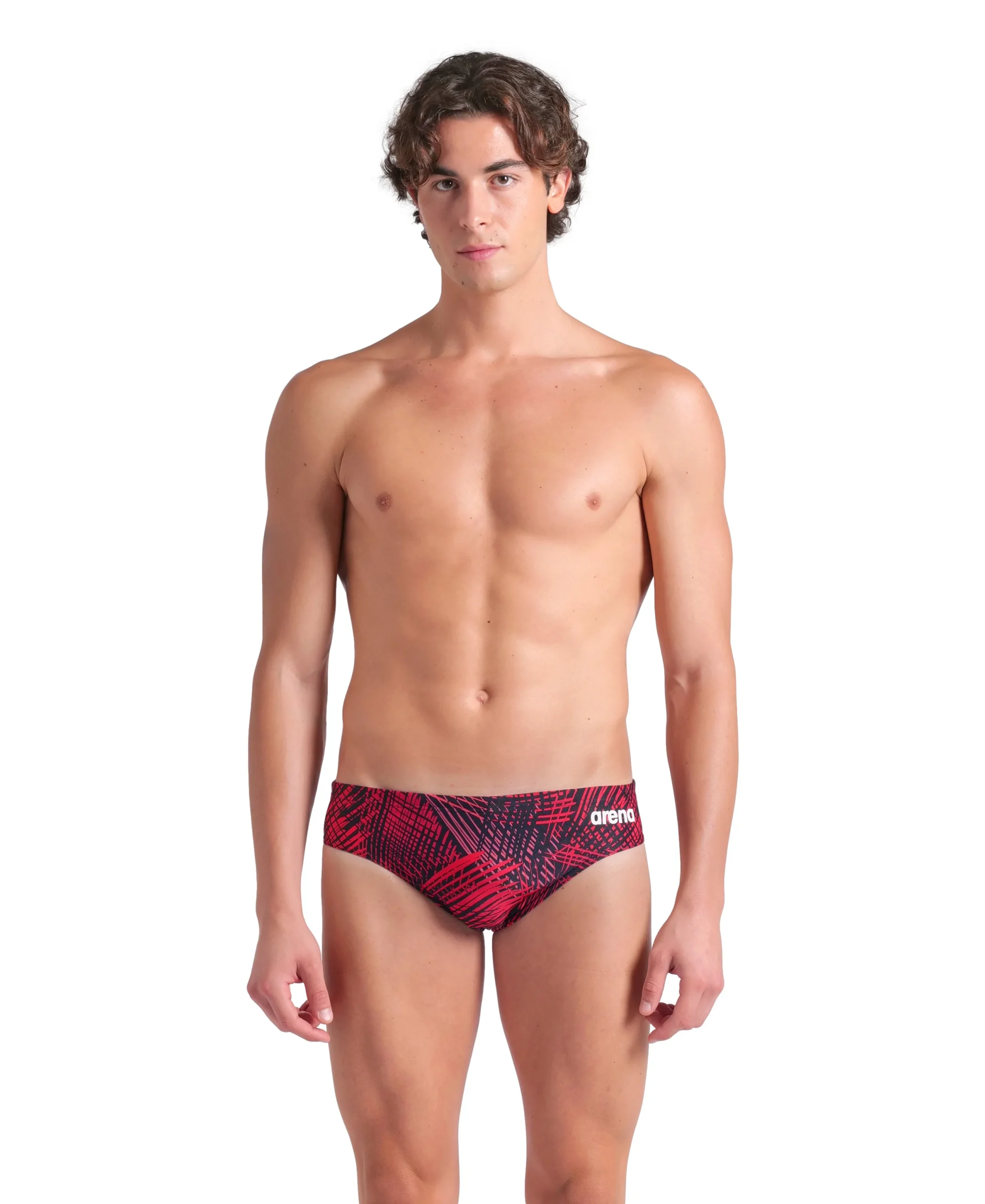 Bañador slip arena Performance para hombre Team Energy Team Rojo