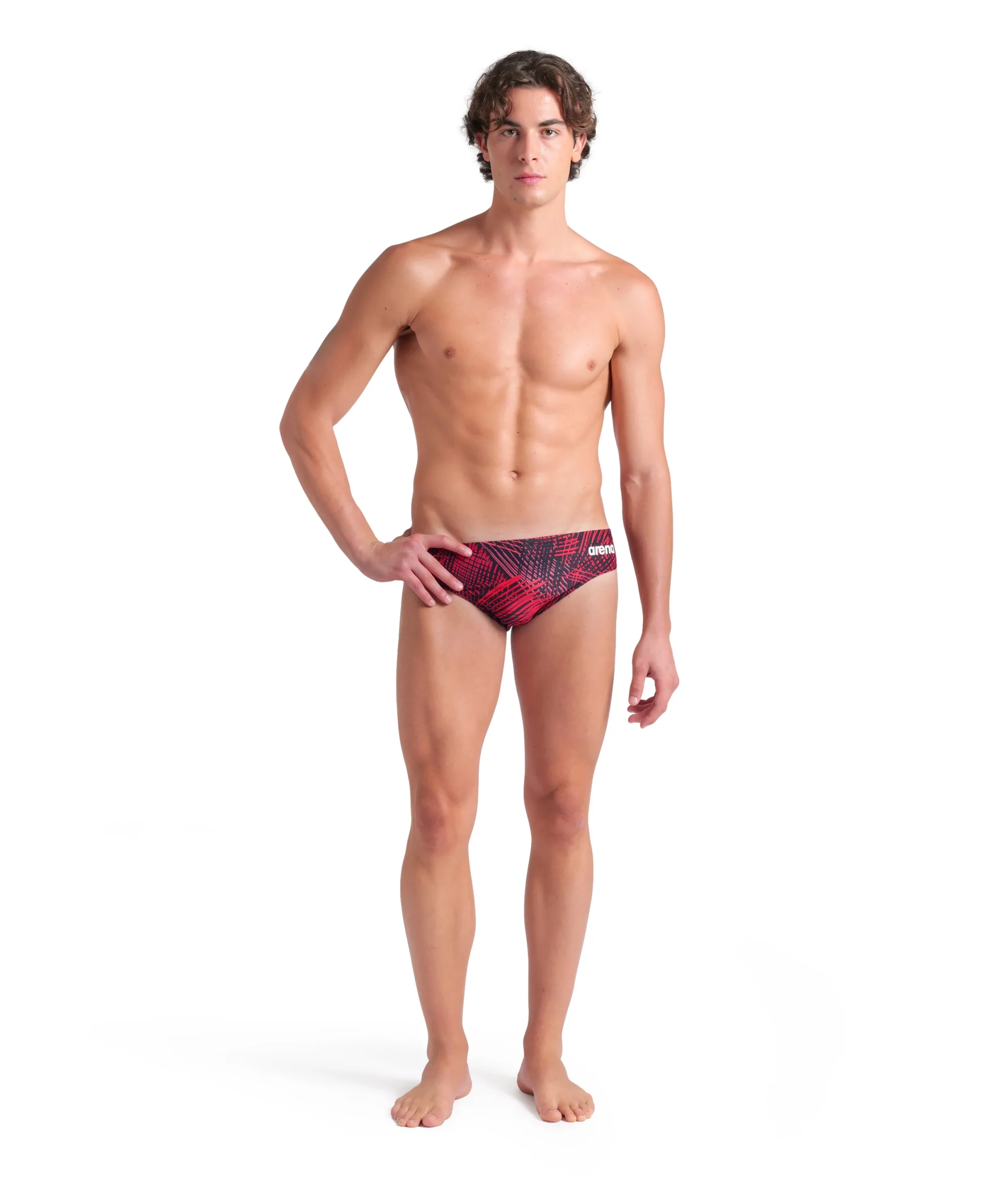 Bañador slip arena Performance para hombre Team Energy Team Rojo - Imagen 3