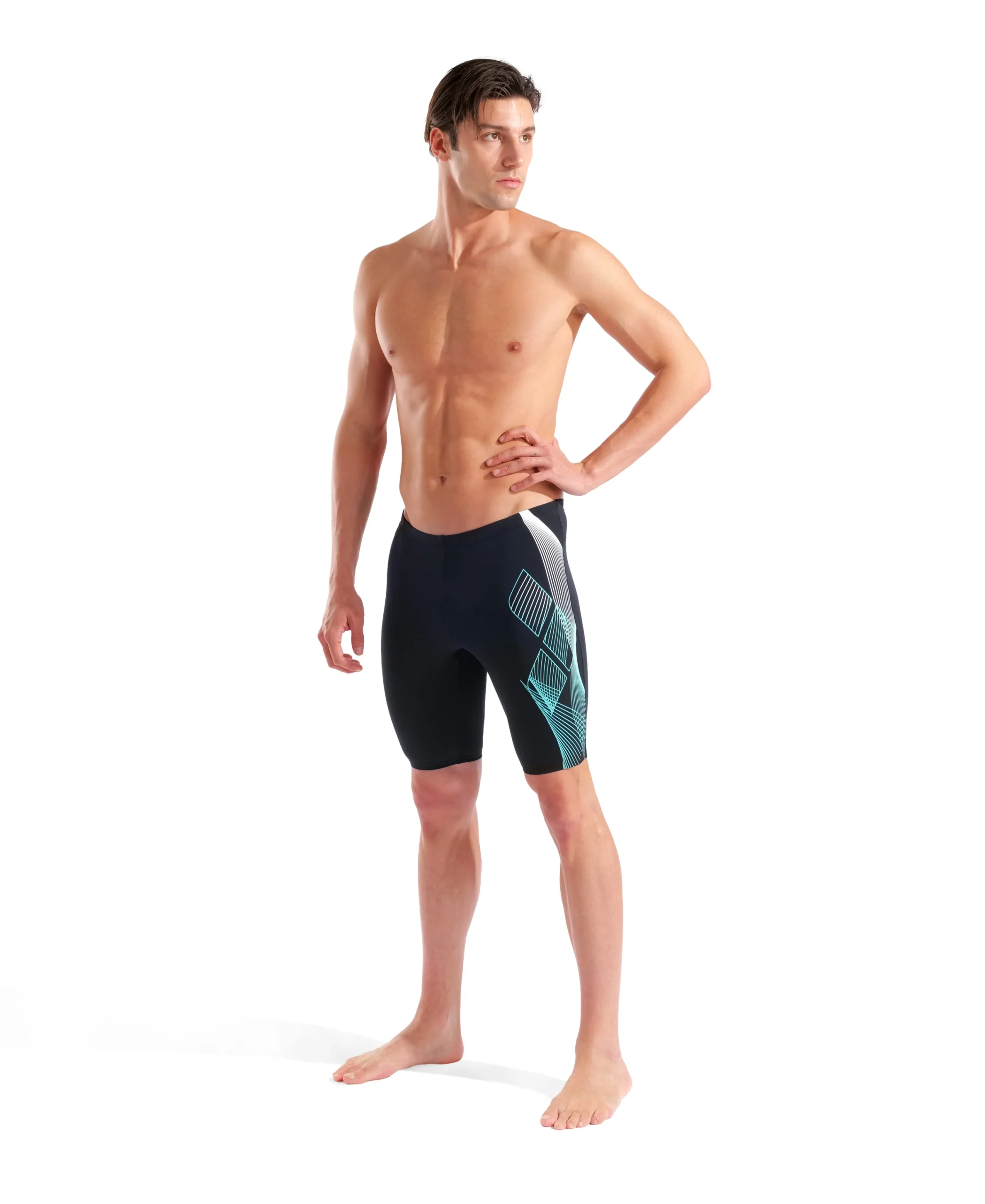 Bañador jammer arena Performance Sea Water para hombre - Negro/Agua - Imagen 5