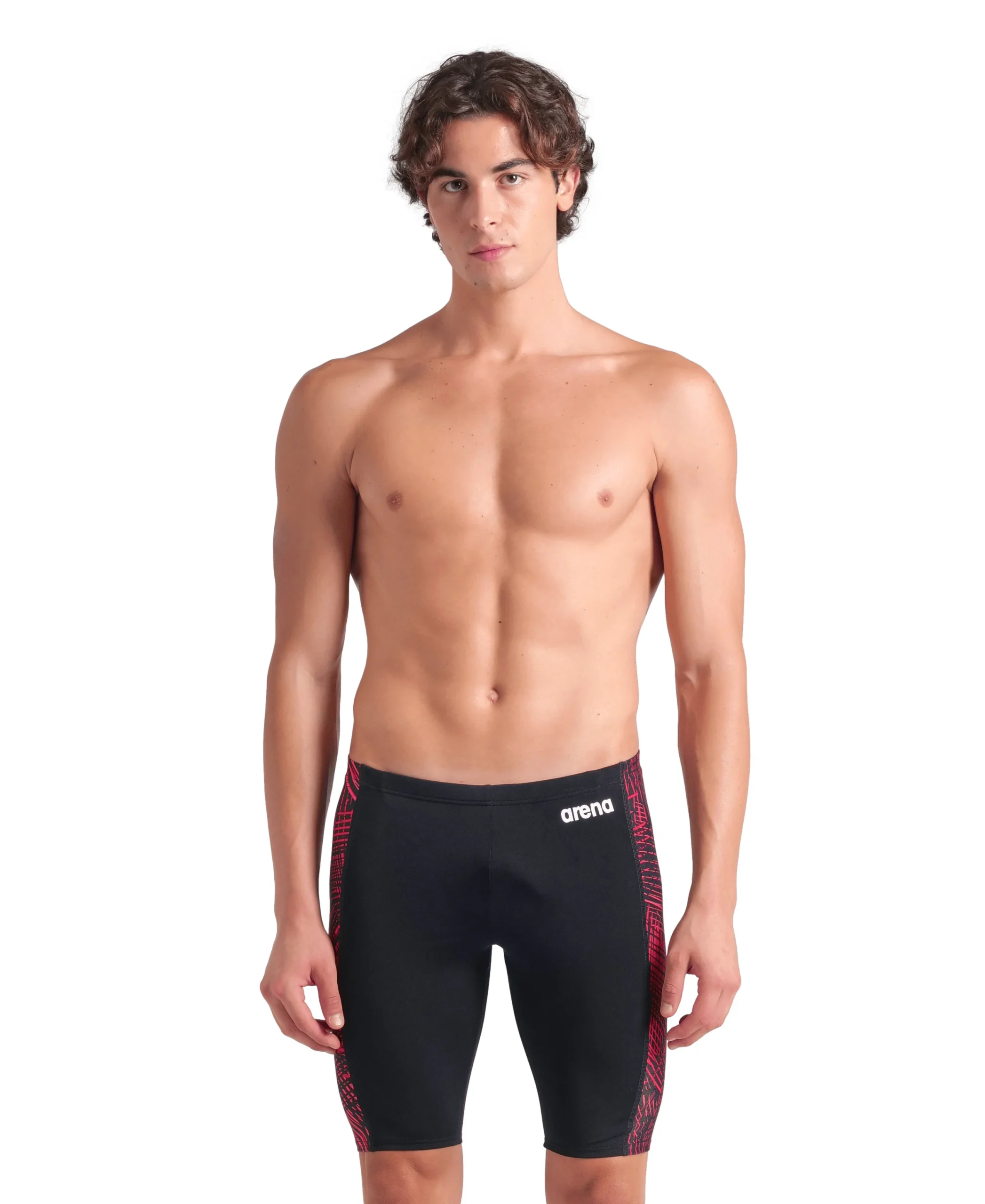 Bañador jammer arena Performance para hombre Team Energy Negro - Rojo Team
