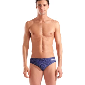 Bañador slip arena Performance Snakeskin para hombre - Team Marino