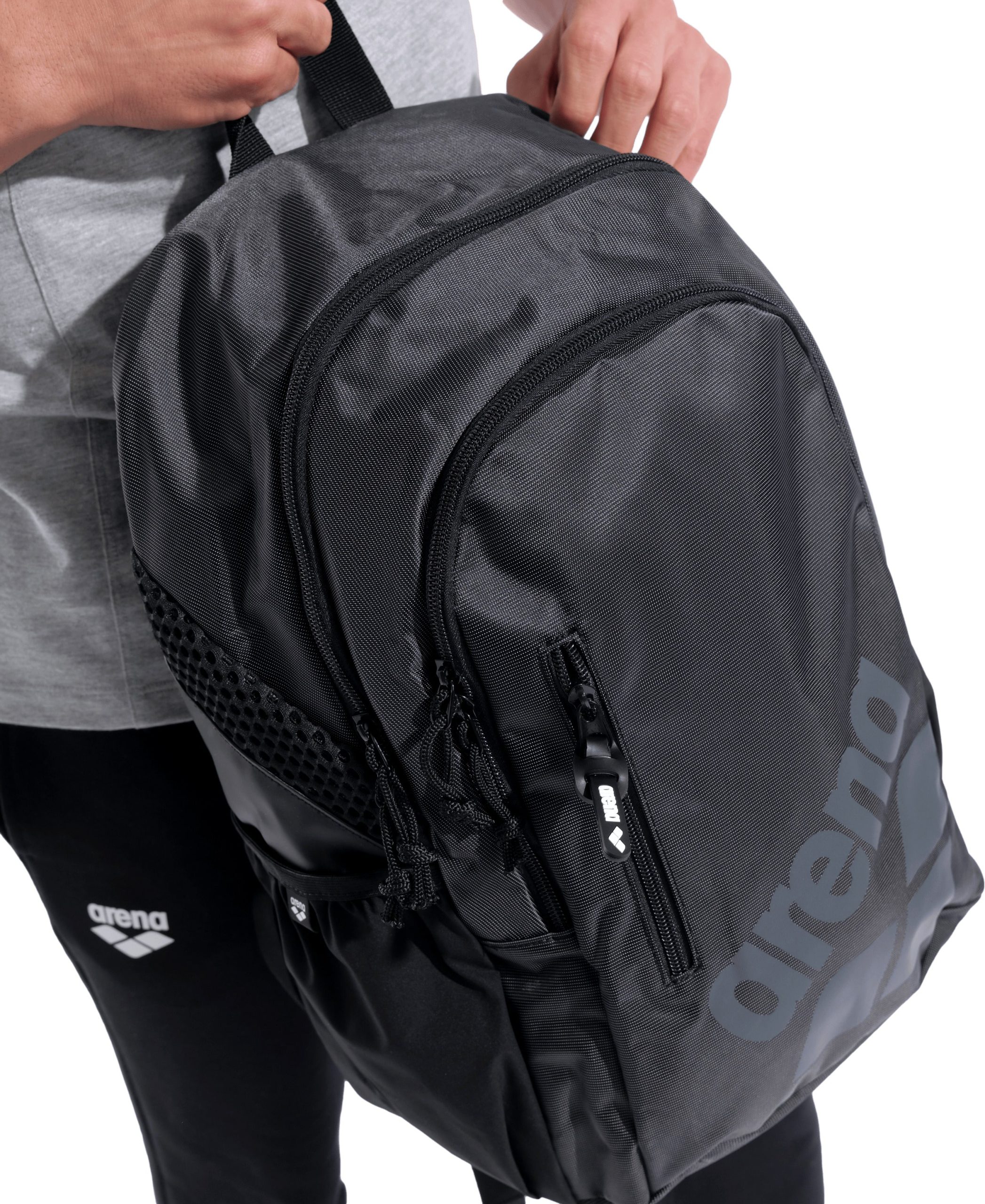 Mochila para deporte y nataci贸n arena All Set 30L - Negro - Imagen 6