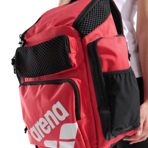 Mochila para viajes, deporte y natación arena One Go 45L - Rojo