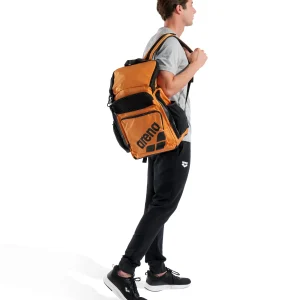 Mochila para viajes, deporte y natación arena One Go 45L - Naranja