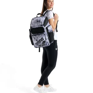 Mochila para viajes, deporte y natación arena One Go Allover 45L - Laca