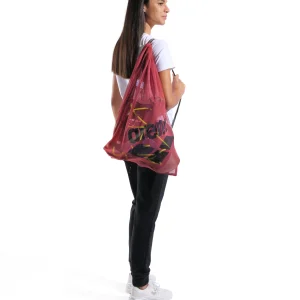 Bolsa para piscina de mesh arena One Go - Carmesí