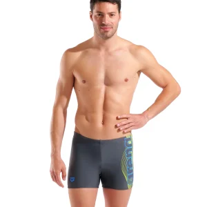 Bañador short arena Feel Basic para hombre - Asfalto