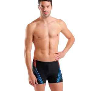 Bañador short arena Feel Blast para hombre - Negro