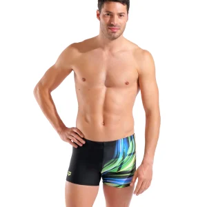 Bañador short arena Feel Bloom para hombre - Multicolor Negro
