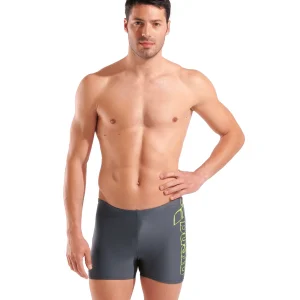 Bañador short arena Feel Scratchy para hombre - Asfalto