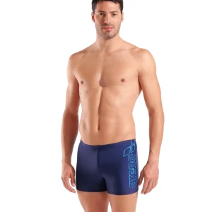 Bañador short arena Feel Scratchy para hombre - Azul Marino