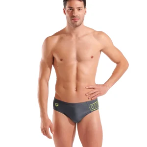 Bañador slip arena Feel Scratchy para hombre - Asfalto