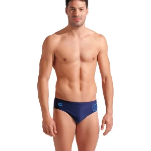 Bañador slip arena Feel Scratchy para hombre - Azul Marino